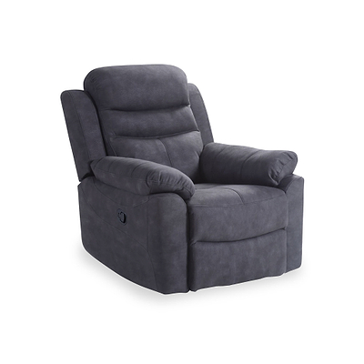 Conway Charcoal Reclining Armchair
