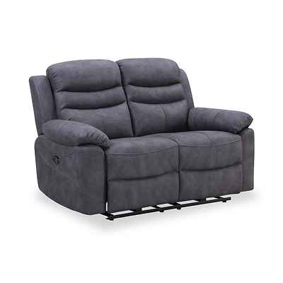 Conway Charcoal Power Reclining 2 Seater Sofa