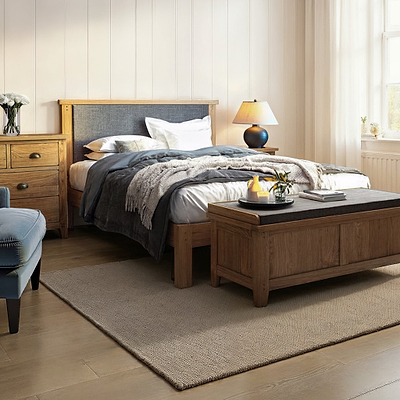 Broadway Oak Bed Frame