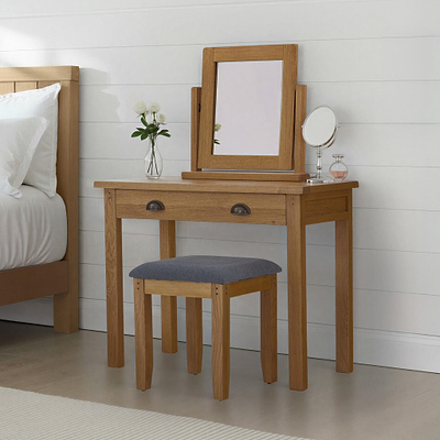 Broadway Oak Dressing Table Set