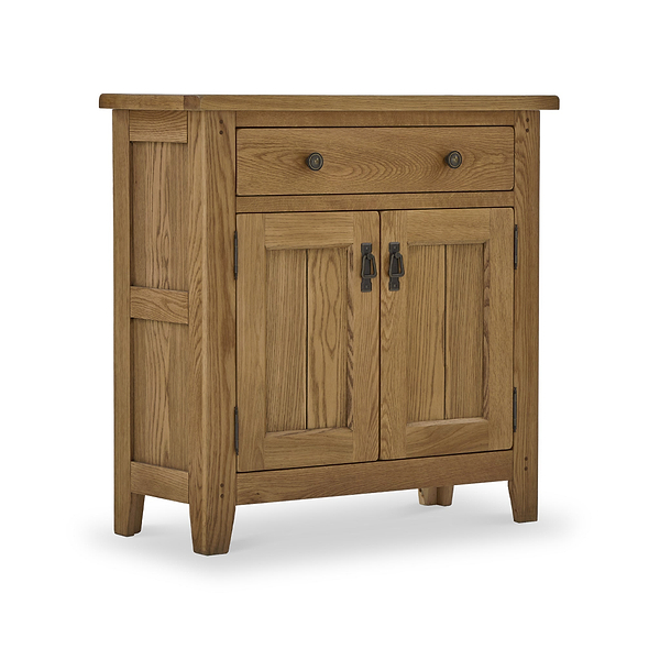 Broadway Oak Mini Sideboard with Top Drawer
