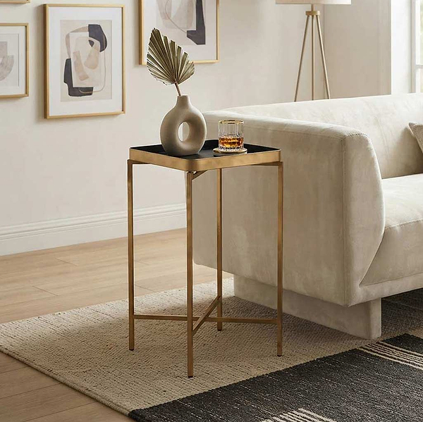 Monette Gold Side Table