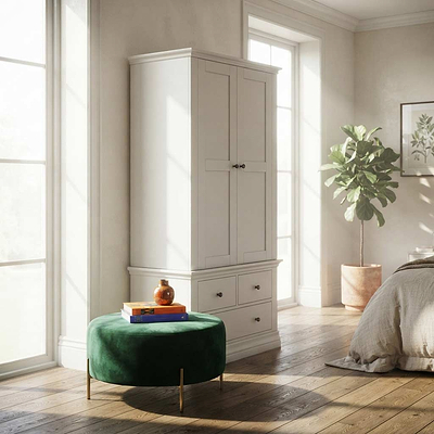 Porter 2 Door 3 Drawer Wardrobe