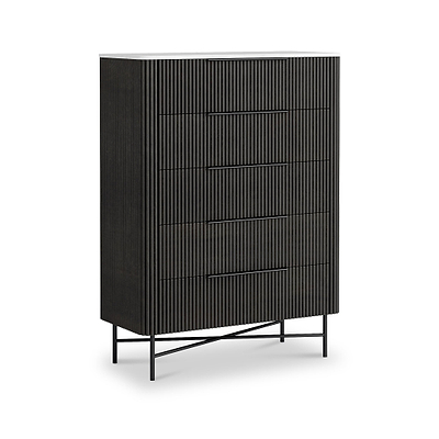 Milo Mango & Marble 5 Drawer Chest