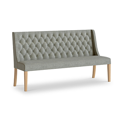 Portland Button Back Dining Sofa