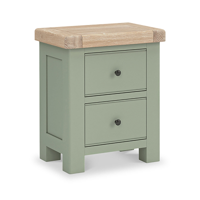 Penzance 2 Drawer Bedside Table