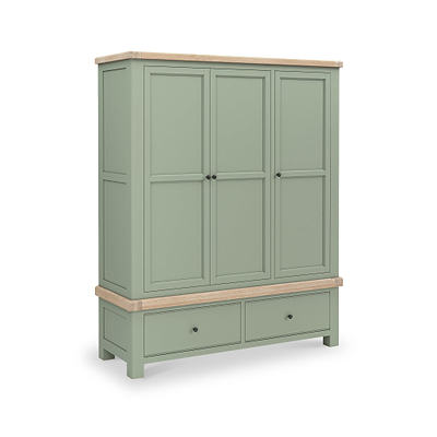 Penzance 2 Drawer Triple Wardrobe