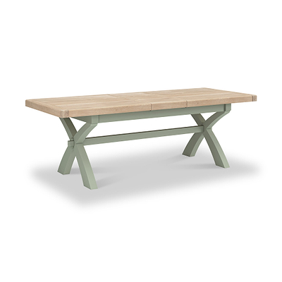 Penzance Cross Leg Extending Dining Table