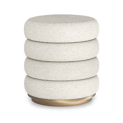 Mylor Oak Upholstered Foot Stool