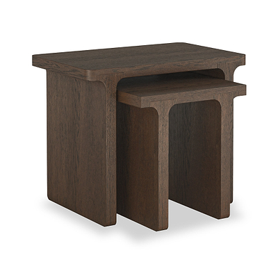 Mylor Oak Nest of Tables