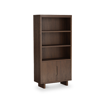 Mylor Oak 2 Door Display Bookcase