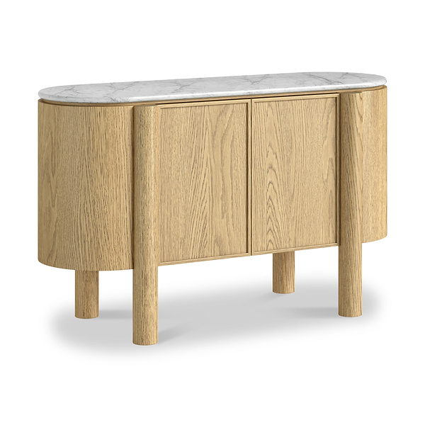 Nyssa Marble Top Small Sideboard