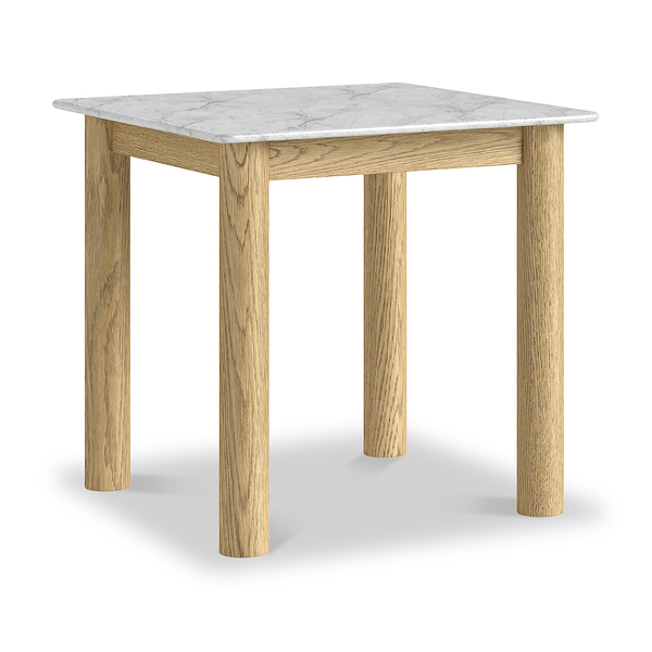 Nyssa Marble Top 80cm Square Dining Table