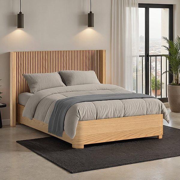 Shorwell Oak Slatted Bed Frame