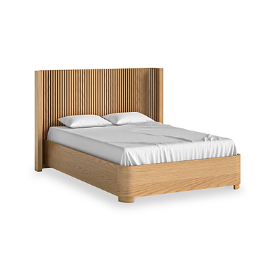 Shorwell Oak Slatted Bed Frame