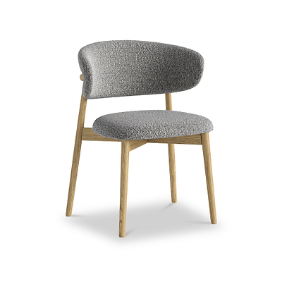 Girona Boucle Dining Chair