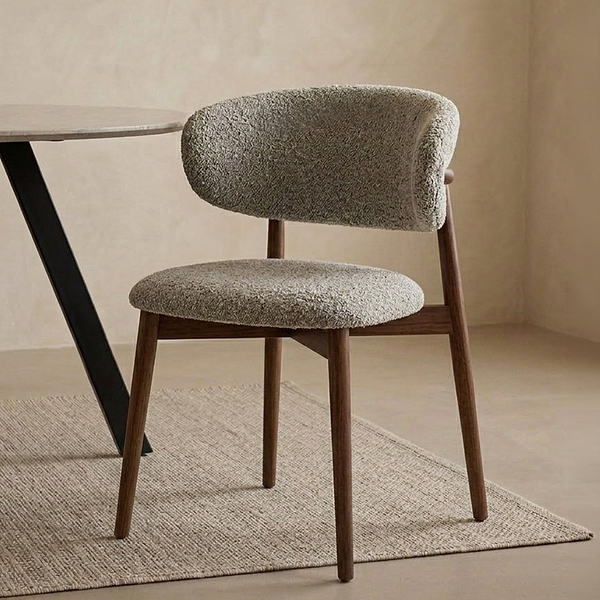 Almeria Boucle Dining Chair