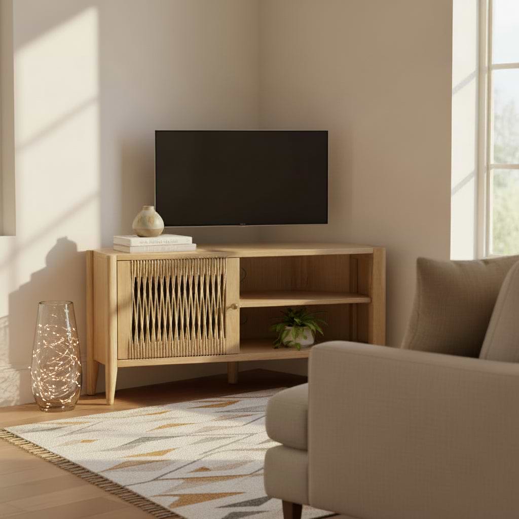 Harborough Oak Corner TV Unit
