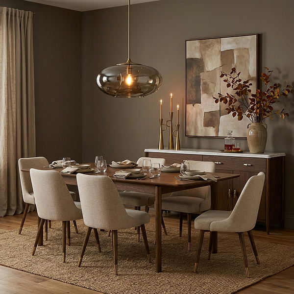 Hawthorne Dark Oak 180-230cm Extendable Dining Table