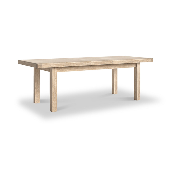Portland Washed Oak 200-245cm Extendable Dining Table