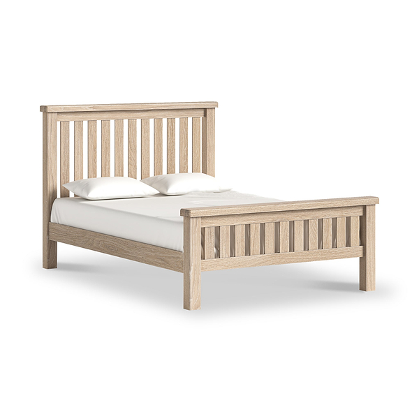 Portland Washed Oak Bed Frame