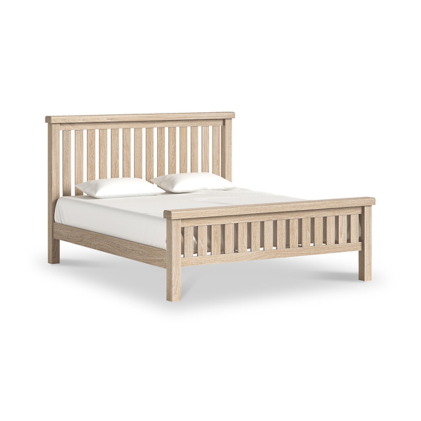 Portland Washed Oak Bed Frame