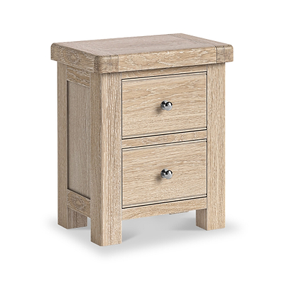 Portland Washed Oak Bedside Table