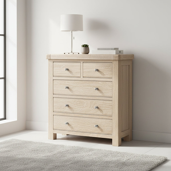 Portland Washed Oak 2 Over 3 Chest