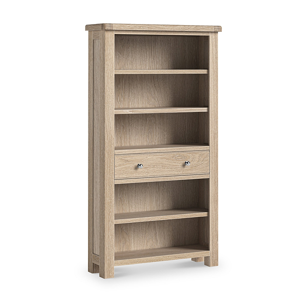 Portland Washed Oak Large Bookcase