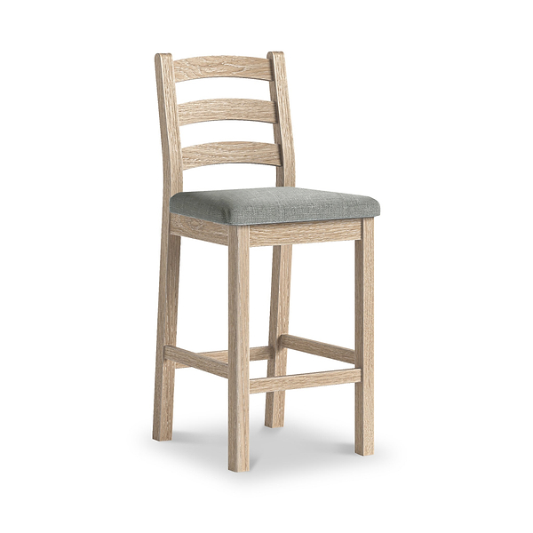 Portland Washed Oak Bar Stool