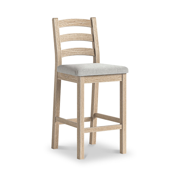 Portland Washed Oak Bar Stool