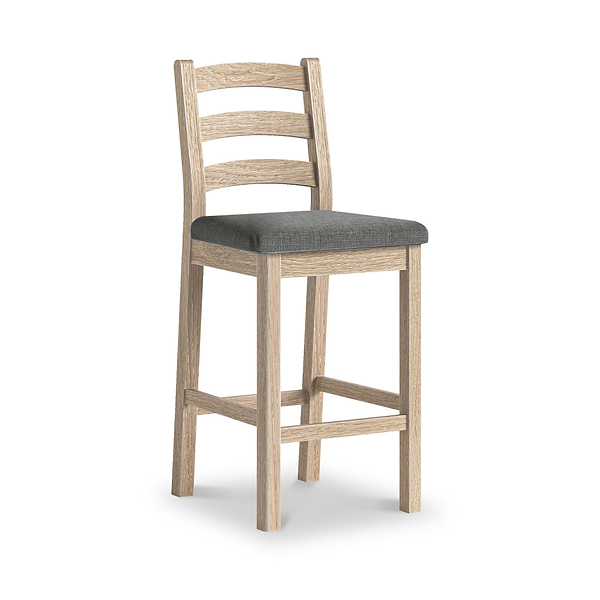 Portland Washed Oak Bar Stool