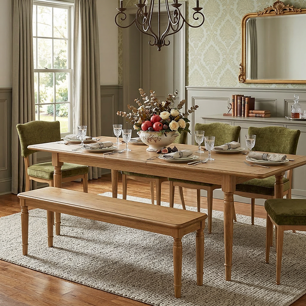Alderley Oak 110cm Dining Bench