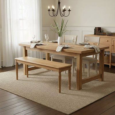 Alderley Oak 150cm Dining Bench