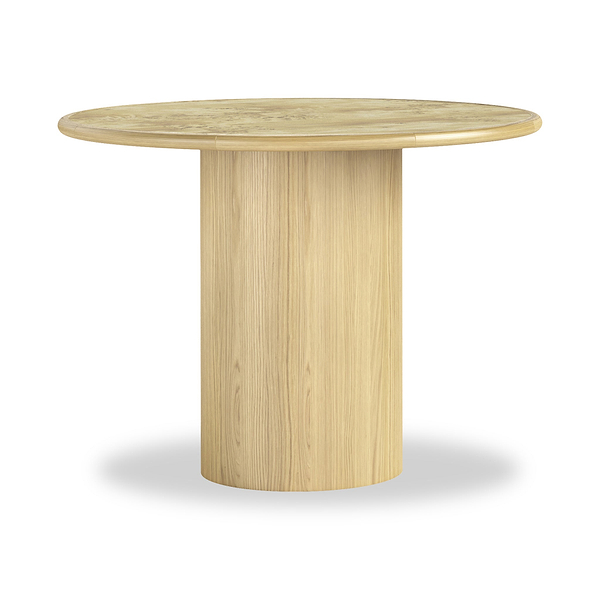 Calder Light Burl 100cm Round Dining Table