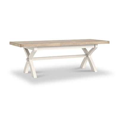Belmont 200-245cm Extendable Cross Leg Dining Table