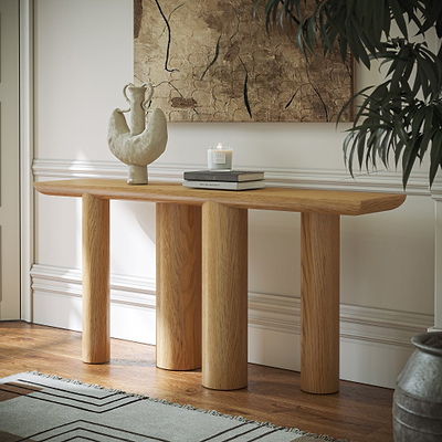 Arden Oak 165cm Console Table