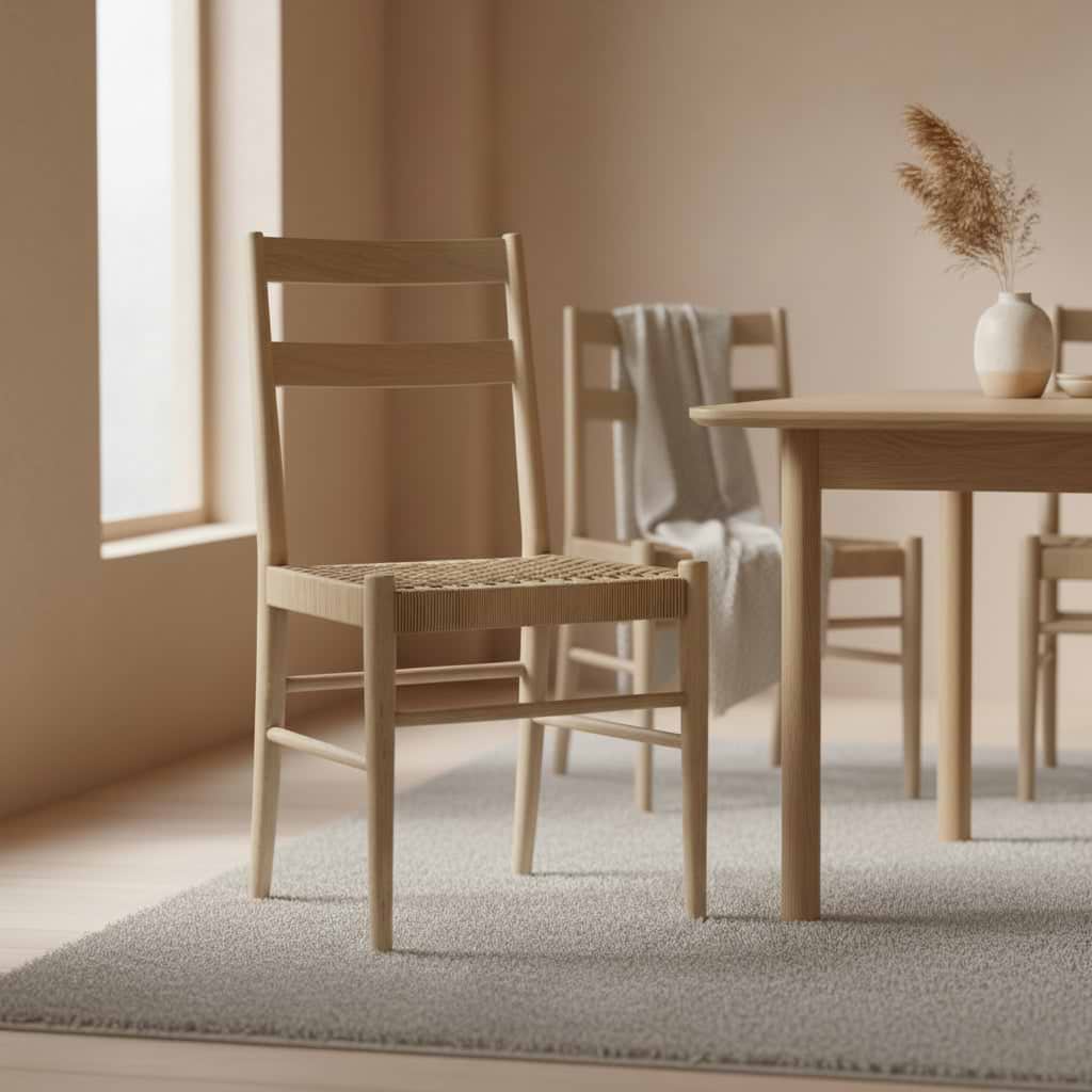 Harborough Oak Woven Dining Chair