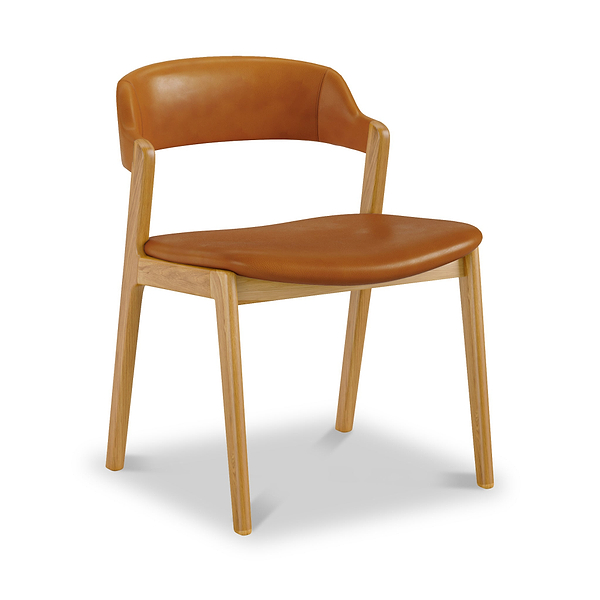 Aubray Faux Leather Dining Chair