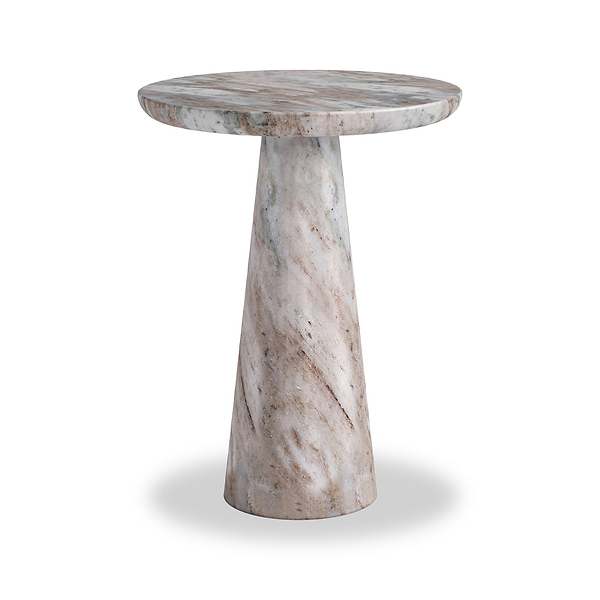 Langham Marble Round Side Table