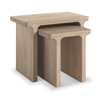 Mylor Washed Oak Nest of Tables