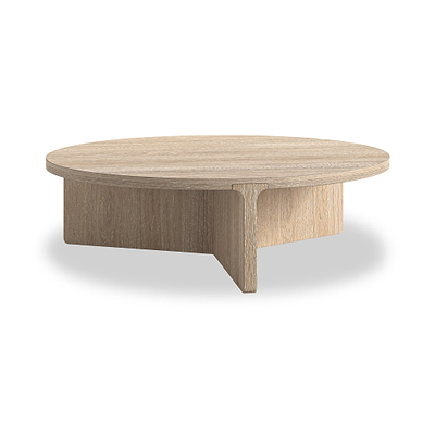 Mylor Washed Oak Large Round Coffee Table