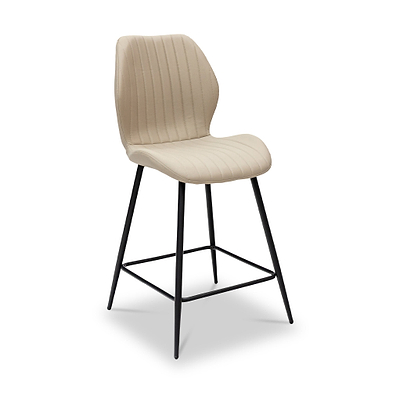 Manuelle Faux Leather Bar Stool