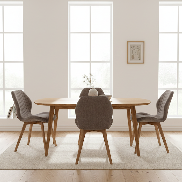 Belrose Textured Fabric Dining Chair