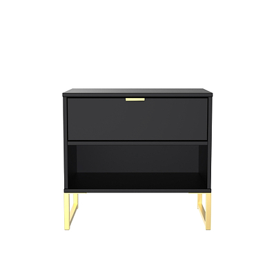Hudson 1 Drawer with Open Shelf Side Table