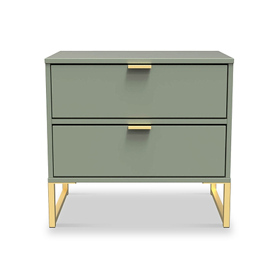 Hudson 2 Drawer Bedside Table