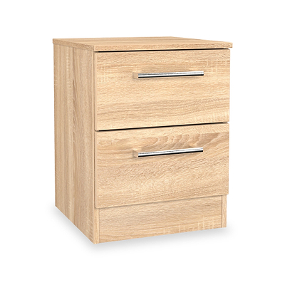 Hadley 2 Drawer Bedside Table