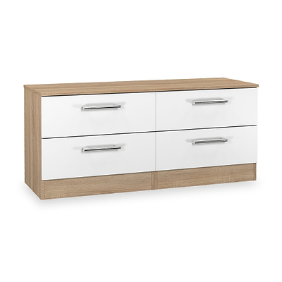 Hadley 4 Drawer Low Storage Unit