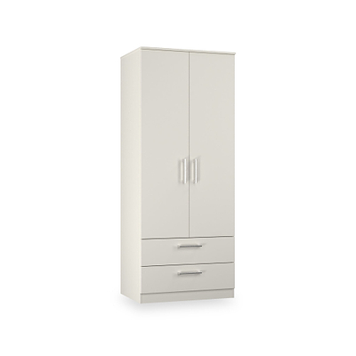 Hadley Double Wardrobe With 2 Drawers