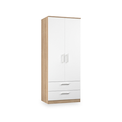 Hadley Double Wardrobe With 2 Drawers